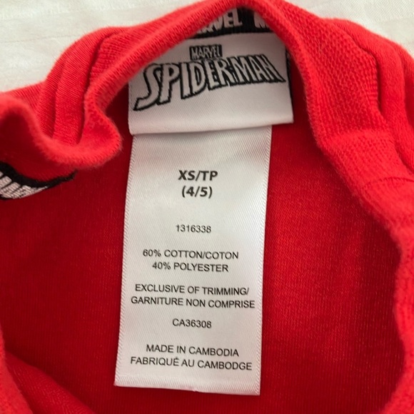 Marvel size 4 - 5 years Red / Gray SpiderMan Pajama Set - Picture 2 of 16